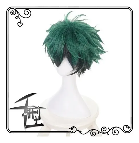 11.02jiafa Wig ~ A Anime My Hero Academia Deku Izuku