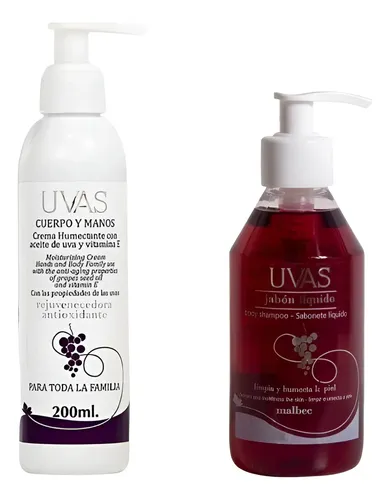 Crema De Cuerpo Y Manos 200ml Y Jabón Liquido 250ml