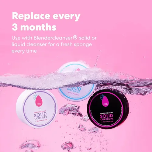 Esponja Maquillaje Rosa Suave Reutilizable Vegana