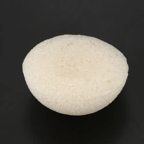 Esponja Limpiadora 2x Face Natural Konjac, Color Blanco