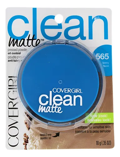 Covergirl Polvo Prensado Mate Limpio Tawny 0.35 Oz