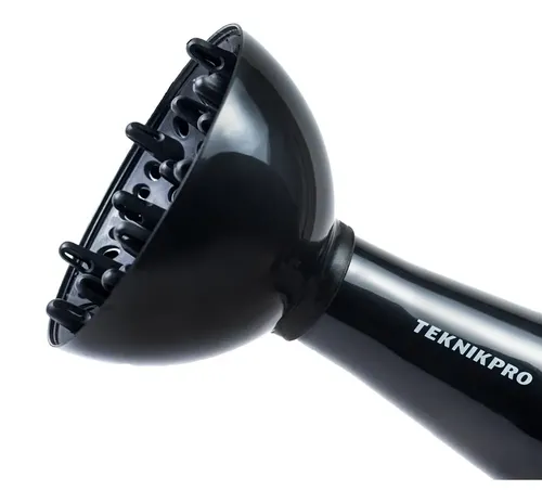 Secador De Pelo Profesional Altro 2800 Teknikpro Color Negro