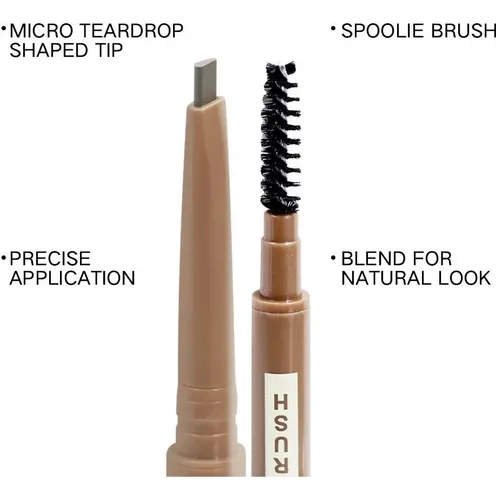 Lápiz De Cejas Music Flower Soft Brown 2 En 1 Con Cepillo