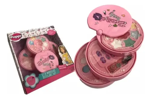 Set Maquillaje Con Uñas Desplegable Poppi S22058