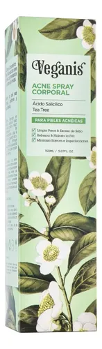 Spray Corporal Veganis Anti Acné Ácido Salicílico 150ml