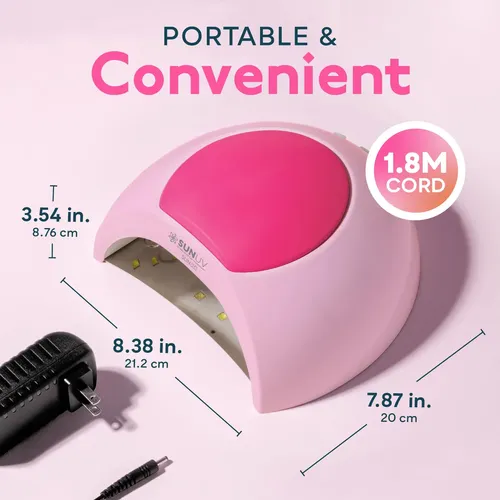 Sunuv Lámpara De Uñas Led Uv De 48 W Con 4 Ajustes