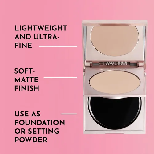 Polvo Perfeccionador Lawless, Tono Fair De Maquillaje Limpio