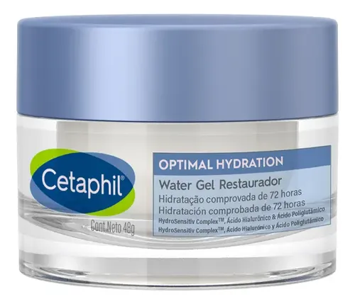 Cetaphil Optimal Hydration Water Gel Restaurador Facial 48g