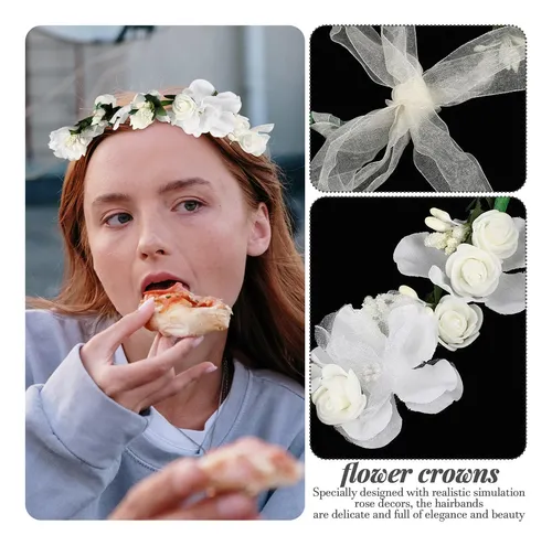 Accesorio For El Pelo, Guirnalda De Boda, Diseño Floral