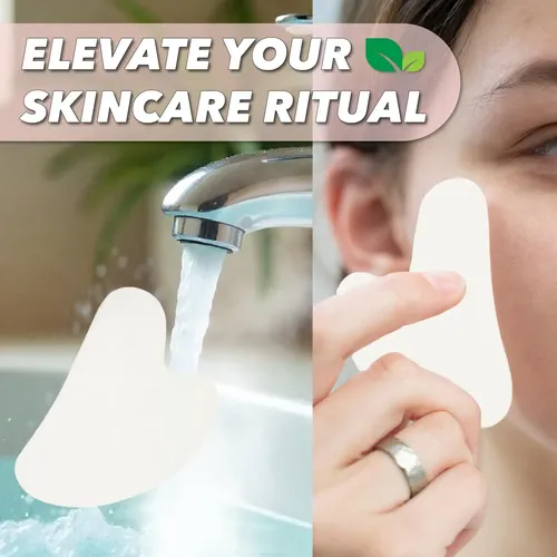 Piedra Gua Sha Facial De Jade Blanco Para Masaje