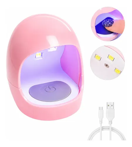 Mini Cabina Uv Led Uñas Dedos 5w Esculpidas Gelificadas Semi