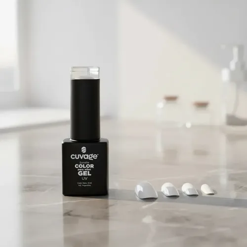 Esmalte De Uñas Semipermanente X 1 Cuvage Gel Colores Cabina Color #001 – Pure White