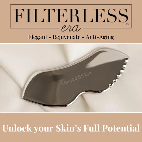 Masajeador Filterless Era Herramienta Gua Sha De Acero Inoxi