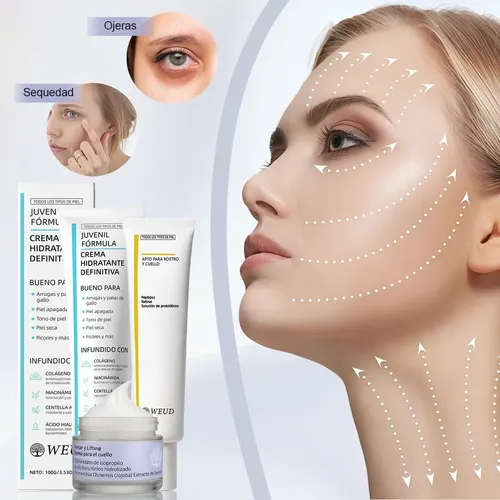 3pc Rutina Anti-arruga Ojos Crema Firme Reparar Piel Facial
