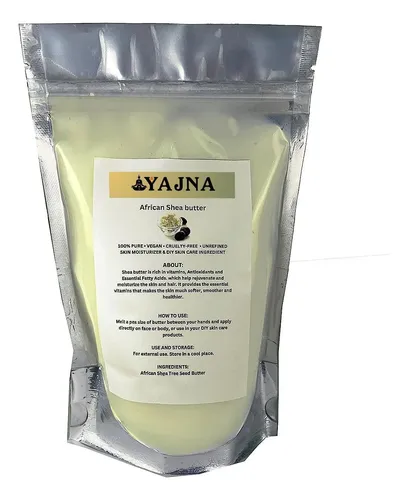 Manteca De Karité Orgánica 16 Oz Yajna (grade A)