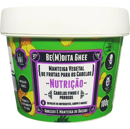Tratamiento Capilar Lola Cosmetics Manteca De Bacuri Rulos