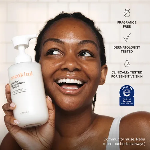 Limpiador Facial Y Corporal Milky-soft Cocokind 400ml