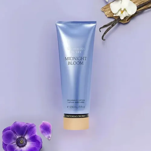 Loción aromática para después del baño Victoria’s Secret Midnight Bloom, 236 ml, para mujer, distribución, loción aromática Vitanutriz, cálido aroma floral, maderas cremosas