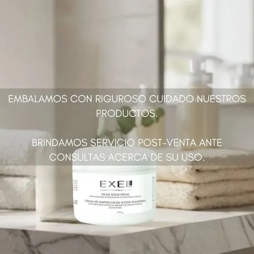 Crema Exfoliante Facial Accion Pulidora Exel Grano Fino 500m