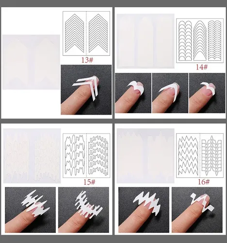 Guías French Sticker Deco Uñas Fcnailsinsumos