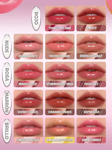 Sheglam Glass Lock Air Gloss, color sepia Kiss