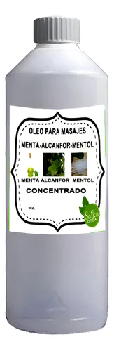 Oleo Para Masajes Relajantes Menta Alcanfor Mentol 250c Caba