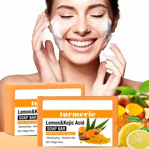 Tabletas De Jabón De Limón Y Cúrcuma 100 G