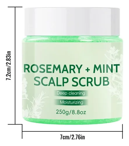 Exfoliante For Cabello Graso Con Masajeador De Cuero