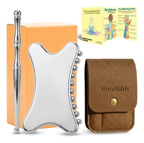 Juego De Herramientas Para Raspar Músculos Y Gua Sha De Acer