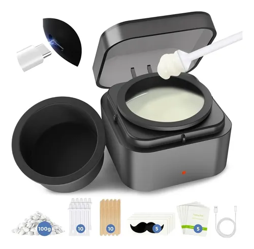 Kit Depilación Nasal Boloye Con Cera Natural 100 G Usb-c