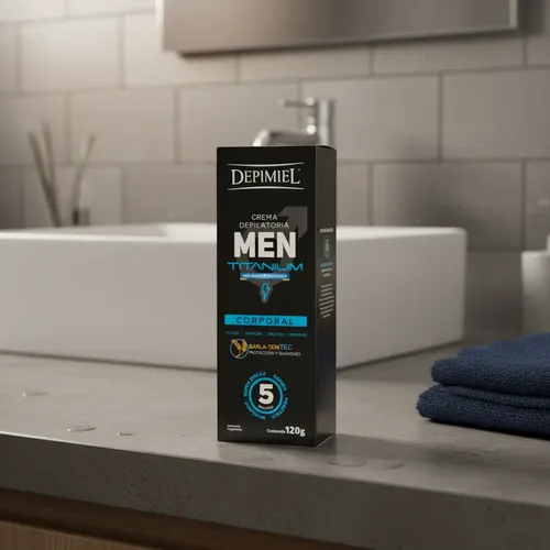 Crema Depilatoria Depimiel Men Corporal Cuerpo 120 Gr