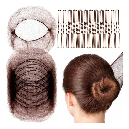 Juego De Accesorios Para El Cabello Fandamei 20 Redes Y 40