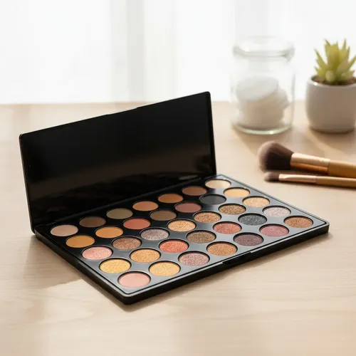 Set Maletin De Maquillaje Sombras Shinematte Tonos Neutros