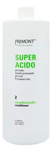 Primont Super Ácido Kit Shampoo + Acondicionador Pelo 1l