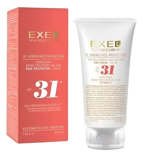 Protector Solar Facial Uva- Uvb Fps 31 Con Color Exel 50ml