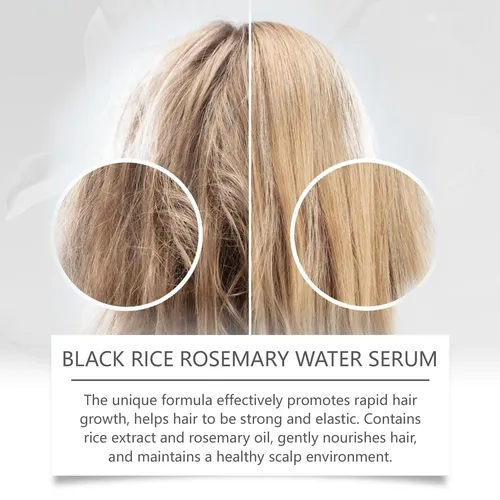 El Sérum Para El Cuidado Del Cabello Con Sésamo Negro De Wes