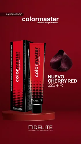 Pack X4 Tinturas Colormaster Fidelité Cherry Red 2.22 +r