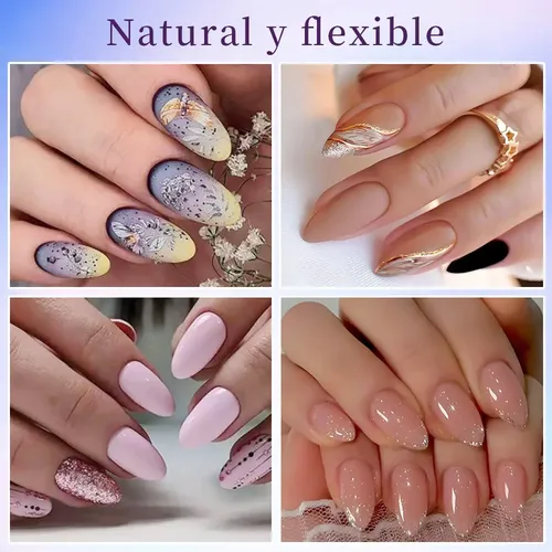 600 Puntas De Uñas Transparentes Para Mujer, Forma De Estile