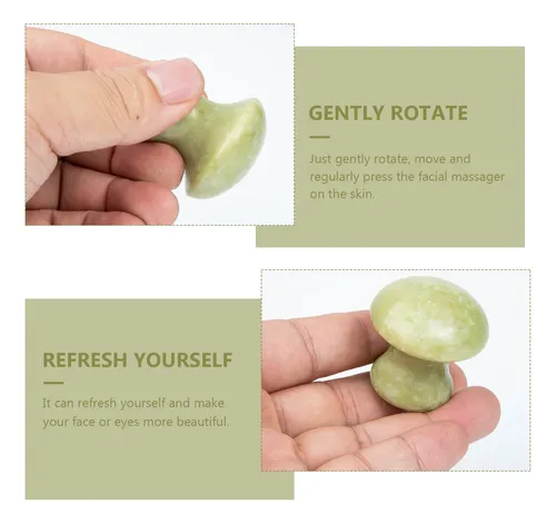 2 Piezas De Herramienta De Masaje Gua Sha En Forma De Hongo