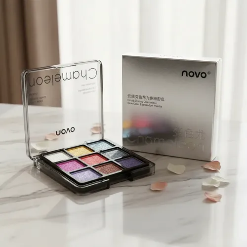 Paleta De Sombras Novo Chamaleon 9 Sombras Brillantes