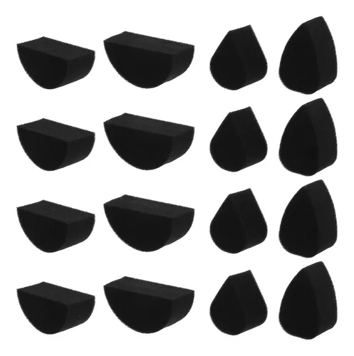 20pcs Black Body Painting Sponges Soft Reusable Makeup Tools