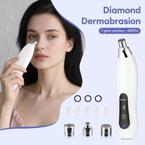 Microdermoabrasión Por Succión De 7 Engranajes Diamond Hand,