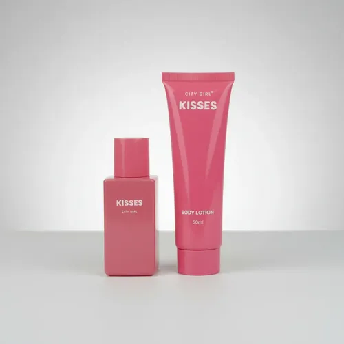 Set Regalo Mujer Perfumekisses 50ml+loción Corporal Citygirl