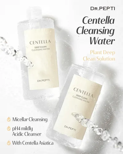 Agua Limpiadora Micelar Dr.pepti Centella 400 Ml