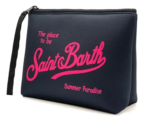 Bolso De Maquillaje Simple De Alta Gama Negro A