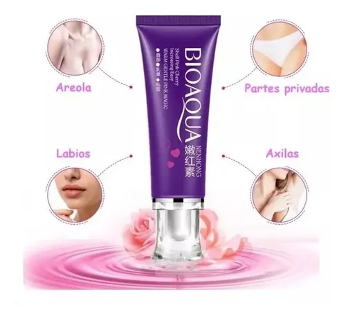 Bioaqua Crema Aclarante Blanquea Zonas Intimas Ext Flores Tipo De Piel Todo Tipo