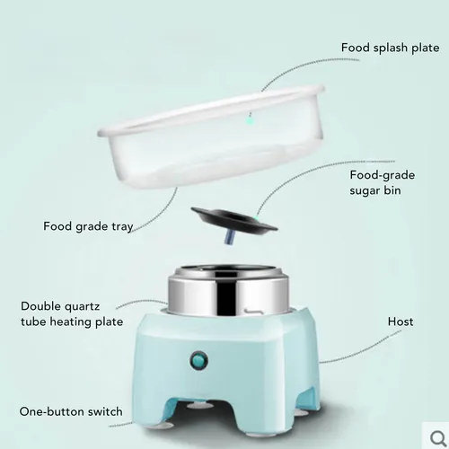 Máquina De Algodón De Azúcar Automática, Calentamiento Rápid