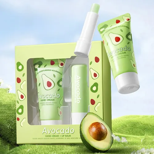 Crema Nutritiva Para Manos Y Bálsamo Labial Avocados Para Ot