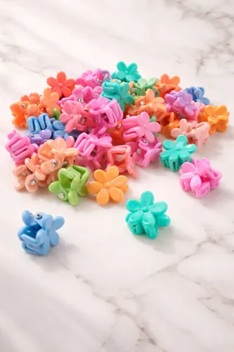 Mini Broche Pelo Nenas Hebilla Gancho Colores 50 Und X Mayor