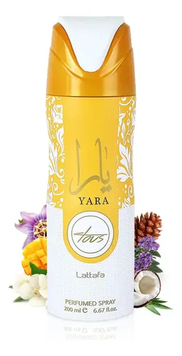 Body Spray Importado Árabe Lattafa Yara Tous Mujer X 200ml